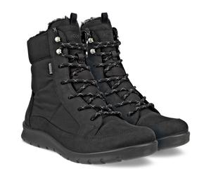ECCO Winterstiefel Babett GTX Lace Boot (leicht und atmungsaktiv) schwarz Damen, Größe Euro (US) 39