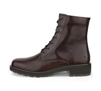 ECCO Winterstiefel Metropole Vienna (Vollnarbenleder, Schnürstiefel) dunkelbraun Damen, Größe Euro (US) 41