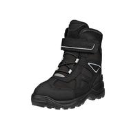 Ecco Winterstiefel Snow Mountain Lace (Premium-Leder und Textil, wasserdicht) schwarz Kinder, Größe Euro (US) 26