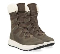ECCO Winterstiefel Solice Boot High (Nubukleder, Primaloft®-Bio-Isolierung) dunkelbraun Damen, Größe Euro (US) 37