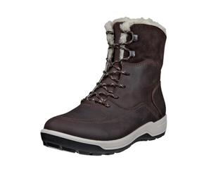 ECCO Winterstiefel Trace Lite WP Mid Boot (Nubukleder, wasserdicht, warm) dunkelbraun Damen, Größe Euro (US) 40