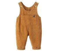 Echinodon Baby Cord-Latzhose Kleinkind Hose Jungen Mädchen Khaki 104