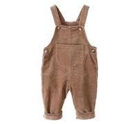 Echinodon Baby Cord-Latzhose Kleinkind Jungen Mädchen Hose Khaki 104