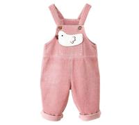 Echinodon Baby Cord-Latzhose Kleinkind Jungen Mädchen Latzhose Freizeit Hose Küken Rosa 104