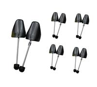 EchoDone 5 Paar praktische Schuhspanner aus Kunststoff für Herren, mit Spannfederspule, Schwarz, Stil 2