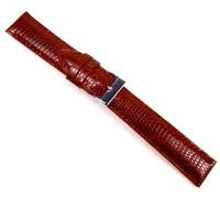Echt Eidechse Ersatzband Uhrenarmband Eidechsenleder Braun 20784S