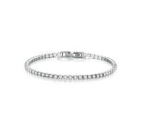 Echte Moissanite Armband für Frauen S925 Sterling Silber 4mm Diamanten Tennis Armreifen Ketten funkelnden feinen Schmuck