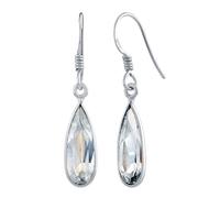 Echte Zirkon Ohrringe aus Silber 925 Corat