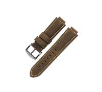 Echtes Leder-Uhrenarmband, passend for Casio GST-B400 GST-B200, schweißfest, for Herren, erhöhte Öffnung, mattiertes Rindsleder-Uhrenarmband, Zubehör 14 16 mm(Brown-Black-K2,24x16mm)
