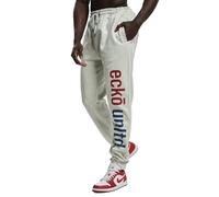 Stoffhose ECKO UNLTD. "Ecko Unltd. Herren Ecko Unltd. Grande Seweatpant", Herren, Gr. 3XL, US-Größen, grau, 80% Baumwolle, 20% Polyester, loose fit, Hosen Stoffhose (11570635-XXXL) grau