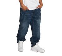 Ecko Unltd. Herren Loose Fit Jeans Hang blau W 42 L 34