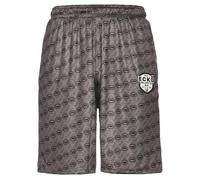 Ecko Unltd Sweatshorts Logo Mania Schwarz/Grau Größe L