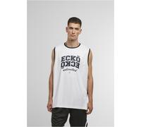 Tanktop ECKO UNLTD. "Ecko Unltd. Tanktops Pivot", Herren, Gr. 4XL, hellweiß, jet schwarz, 100% Baumwolle, bedruckt, normal, Tops Tanktop (45519526-4XL) hellweiß, jet schwarz