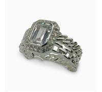 Éclat d’Argent Ring aus 925 Silber mit Zirkonia, Größe 52