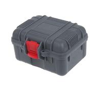 ECMQS 1 Steckplatz, stoßfeste Uhrenbox, wasserdichte Uhren Organizer, Kunststoff Aufbewahrungsbox, ABS Textur für Reisen, stoßfestes Gehäuse