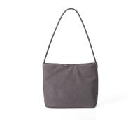 ECMQS Beuteltasche aus Wildleder mit weichem, | Geräumige Fächer für wichtige Dinge, Laptops, Arbeit, Pendeln, Freizeit, Outdoor, Reisen, große