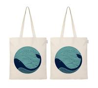 Eco Right Aesthetic Canvas Tote Bag for Women, Cute, Trendy and Reusable, Cotton Bags for School, Shopping, Gym, Library and Beach, Perfect for Groceries