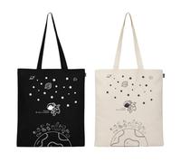 Eco Right(Pack of 20 Aesthetic Canvas Tote Bag for Women, Cute, Trendy and Reusable, Cotton Bags for School, Shopping, Gym, Library and Beach, Perfect for Groceries