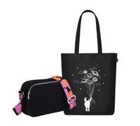 Eco Right Unisex Women's Canvas Shoulder Bag with Cotton Adjustable Strap Crossbody Bags