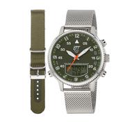 Eco Tech Time Solar Drive Funk Adventure Herrenuhr mit Wechselband - EGS-11474-82MN