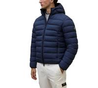 ECOALF Steppjacke mit Kapuze, Winter, recycelte Materialien, Dunkelgrau, dunkelgrau, Small