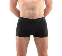 ecoBAMBOO Boxershorts Herren mit kurzem Beins aus Bambus Unterhosen Männer für Sport & Alltag (Schwarz, L-XL)