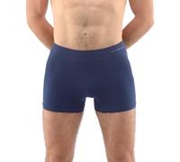 ecoBAMBOO Boxershorts Herren mit langem Bein aus Bambus Unterhosen Männer für Sport & Alltag (Navy, L-XL)