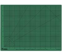 Ecobra Schneidematte, 60x45cm, grün/schwarz 5-lagig, bedruckt mit 10-und 50mm
