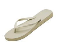 Ecogbd Flip-Flops für Damen und Herren, Sommer, flache Strandsandalen, Slip-On-Schuhe, Gummi-Tangas, farbige Slides, Weiße Welle, 35.5/38 EU