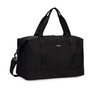 ECOHUB 30L Reisetasche Handgepäck Groß, für Easyjet Handgepäck 45x36x20, Faltbare Handgepäck Tasche für Flugzeug, Sporttasche mit Abnehmbar Nass-Tasche, Weekender Damen Herren(Schwarz)