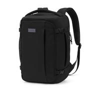 ECOHUB für Ryanair Handgepäck Rucksack 40x20x25, 3D 14-Zoll-Laptop Rucksack, 20L PET-Recycelte Reiserucksack Handgepäck Flugzeug, Unter Sitzplatz Travel Backpack, Rucksack für Herren Damen(Schwarz)