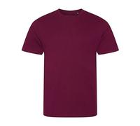Ecologie by AWDis Cascades Unisex T - Shirt Rundhals Bio - Baumwolle Vegan Burgundy M