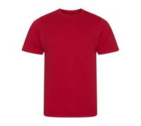 Ecologie by AWDis Cascades Unisex T - Shirt Rundhals Bio - Baumwolle Vegan Fire Red M