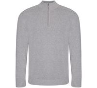 Ecologie by AWDis Wakhan 1/4 Zip Sustainable Sweater Troyer Heather Grey S