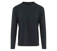 Ecologie - "Erawan" T-Shirt für Herren, Baumwolle aus biologischem Anbau, Langärmlig (Samtschwarz) 2XL