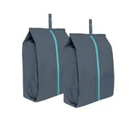 Ecoright(Pack of 5) Shoe Bags for Travel, Set of 2, 100% Recycled Water-Resistant Zipper Pouch Bags, Shoe Bags for Storage, Travel Essentials for Men & Women
