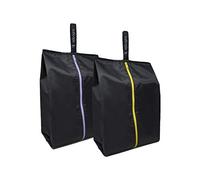 Ecoright(Pack of 5) Shoe Bags for Travel, Set of 2, 100% Recycled Water-Resistant Zipper Pouch Bags, Shoe Bags for Storage, Travel Essentials for Men & Women