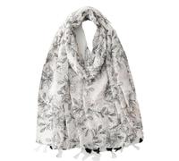 Ecroon Damen Stolen Schal Kopftücher Halstuch Festlich Stola Sommer Schal Sonnenschutz Scarf für Sandstrand (One size, K)