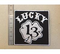 Ecusson-Patches Aufnaher Toppa???Lucky 13?Carre???zum Aufb?geln