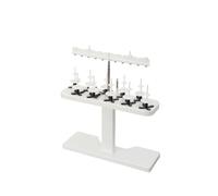 ECUTEE Garnrollenhalter Spulenhalter DIY Aufbewahrungsregal für Nähgarn, Garnständer Garnhalter für 10 Konen Spulen Garnständer für Alle Stickmaschinen, für Alle Arten von Näh-/Stickgarnen