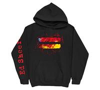 Ed Sheeran Kapuzenpullover Equals Logo Nue offiziell Herren Schwarz Pullover Arm, XXL