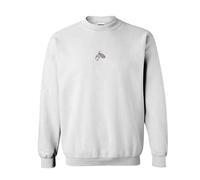 Ed Sheeran Unisex Gestapeltes Sweatshirt, Weiss/opulenter Garten, X-Large