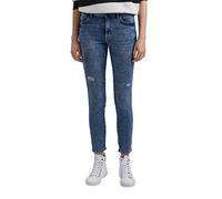 edc by ESPRIT Damen Jeans 021cc1b323, 902/Blue Medium Wash, 33W / 30L