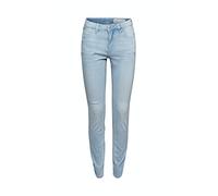 edc by ESPRIT Damen Jeans 041cc1b305, 904/Blue Bleached, 30W / 28L