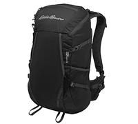 Eddie Bauer Adventurer Trail Rucksack mit Organisationsfächern und Trink-/Laptop-kompatibler Hülle, Schwarz, 30 l