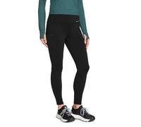 Eddie Bauer Damen Crossover Winter Trail Adventure High Rise Leggings, schwarz, Groß