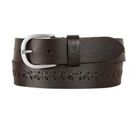 Eddie Bauer Damen Freizeit-Lederg?rtel, Einheitsgr??e, mittig geschn?rt, Braun, Gr??e S