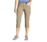 Eddie Bauer Damen SIGHTSCAPE Horizon Cargo Caprihose, Gr. 16 (46), Helles Khaki