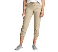 Eddie Bauer Damen Sightscape Horizon Jogger Caprihose, Gr. 10 (40), Stein