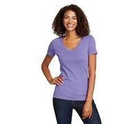 Eddie Bauer Damen Wp Ss Fav VNK Tee, Stiefmütterchen, X-Klein